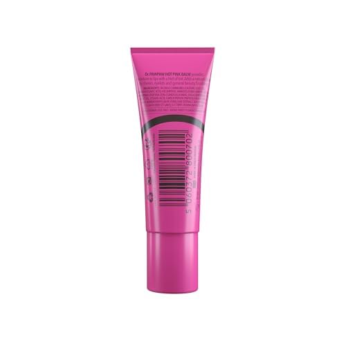 Dr. PawPaw Hot Pink Multipurpose Tinted Set - Lip Moisturizer with Buildable Color - Natural Tinted Lip Balm - Balm for Sensitive Skin - 2 pc