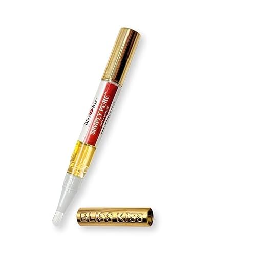 Bliss Kiss | 1 Fragrance Free | Nail Oil Cuticle Pen w/Vitamin E & Jojoba⏤Nail Strengthener Nail Growth Serum for Brittle Peeling Breaking Thin Nails