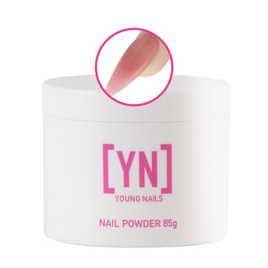 Young Nails Acrylic Cover Powder - Self-Leveling Acrylic Nail Powder, Clear Nude Pink White Acrylic Powder for Nail Extenstion, Professional Grade, Superior Adhesion, Color - Flamingo, 85g