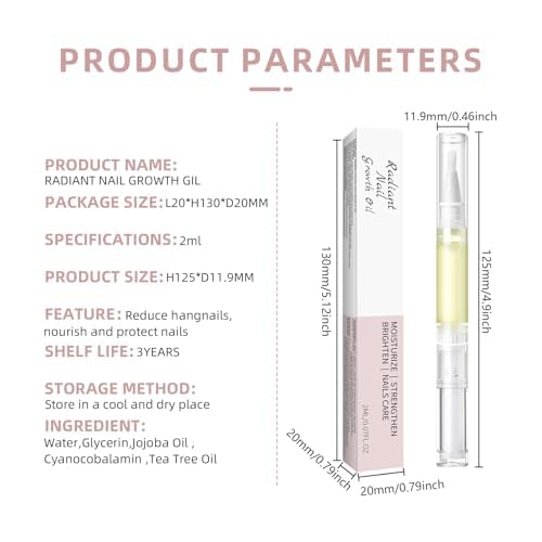 4PCS Cuticle Oil Pen, Nail Growth and Strengthener,Nail Growth Oil,Nail Hardener for Damaged nails