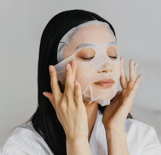 HYALURONIC ACID MOIST REJUVENATING FACIAL MASK SET 10, White