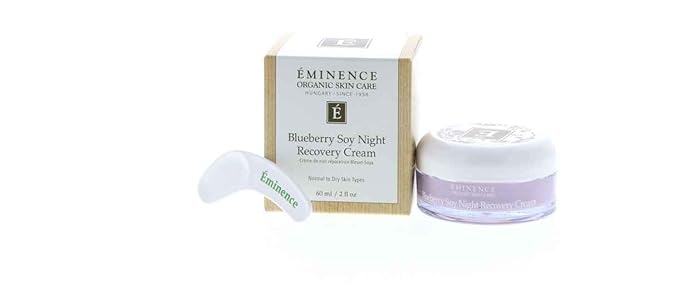 Eminence Organic Skin Care Blueberry Soy Night Recovery Cream, 2 Ounce