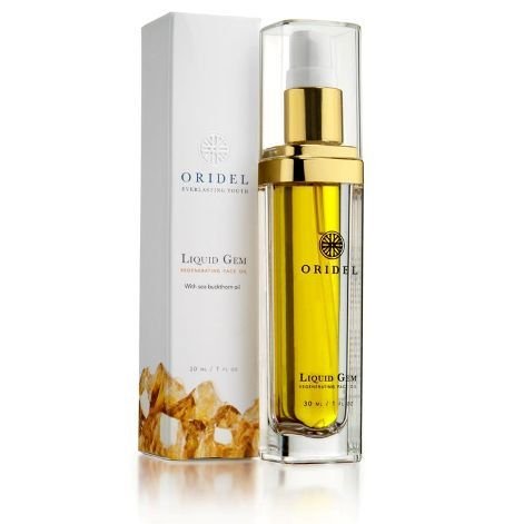 Oridel® Daytime/Nighttime Facial Care Set with Argan Oil and Sea Buckthorn - includes Multinutrient Face Masque (2 fl oz) plus Liquid Gem Face Oil (1 fl oz)