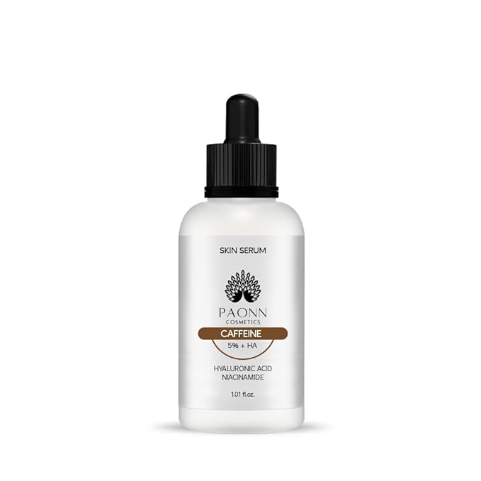 Caffeine Eye Serum for Face and Skin, Hydrating Solution, Reduces Dark Circles, Puffiness & Fine Lines, Moisturizing