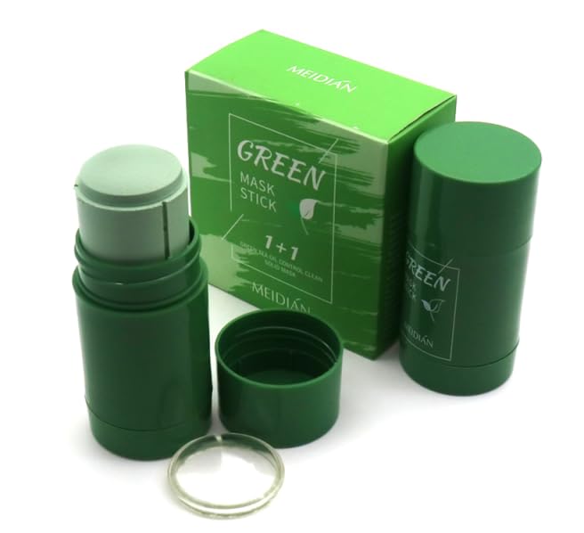 Facemask Oil Control Brightening Cleansing Purifying Green Tea Clay Mask Stick, 2.82 Ounce (Pack of 1)