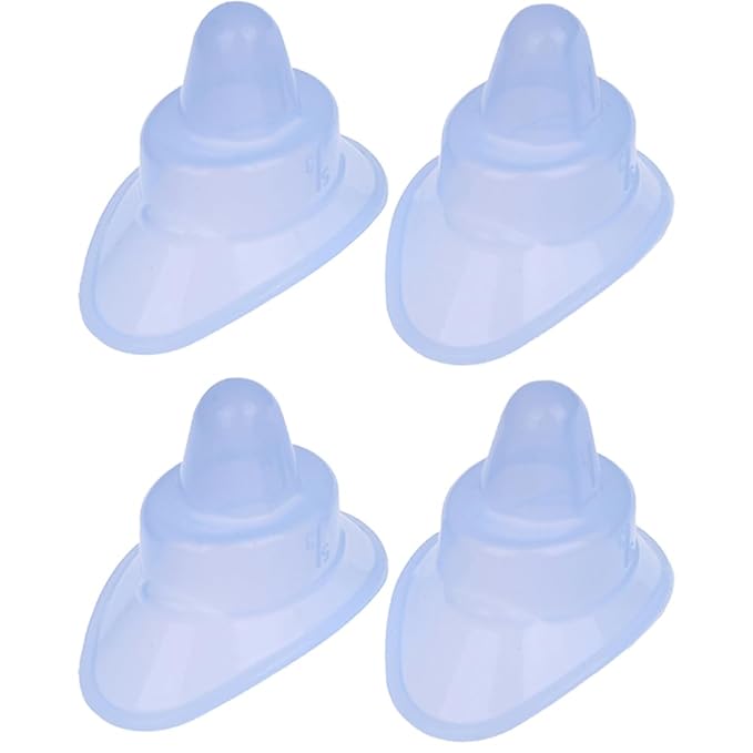 Kopida 4Pcs Silicone Eye Wash Cup with Scale, Reusable Eye Wash Cleaner Eyewash Soft Eye Bath Cup Eye Wash Cup For Elderly Women Men Children