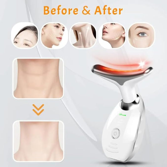 7- in- 1 Skin Care: This Facial Anti-Aging Device has Multiple Skin Care Functions, it has 7 Different Color and 3 Massage Modes, Meet Your Various Needs, so You can Enjoy Skin Care at Home.