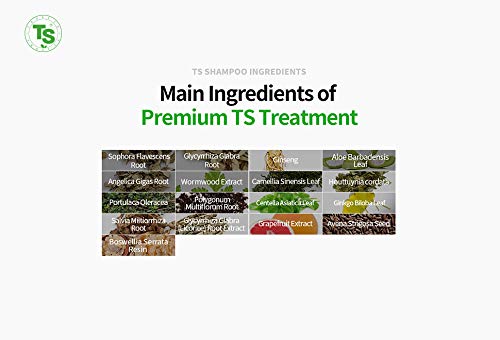 Premium TS Treatment (6.8 Fl Oz) | Therapy for Dry, Damaged hair and Scalp| Phytoncide Scent with Essential Oil & Biotin & Natural Ingredients | Sulfate Free | Men & Women (All Hair Types)