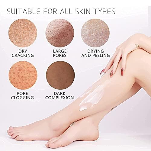 Pedicure Kit Foot Soak Set: Bubble Salt, Sugar Scrub, Massage Mask, Massage Lotion in a Box, 4 Step Foot Spa Kit for Dry Feet,Tired Feet(1 Set Pearl )