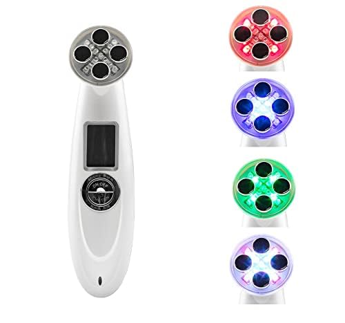 NORLANYA Facial Skin Care Time Master, Face Toning, Face Lift Device 5 Colors LED Photon Therapy Rechargeable
