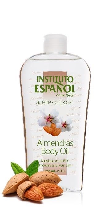 Instituto Español Almond Body Oil, Smoothness for your Skin, 2-Pack Of 8.5 FL Oz each, 2 Bottles