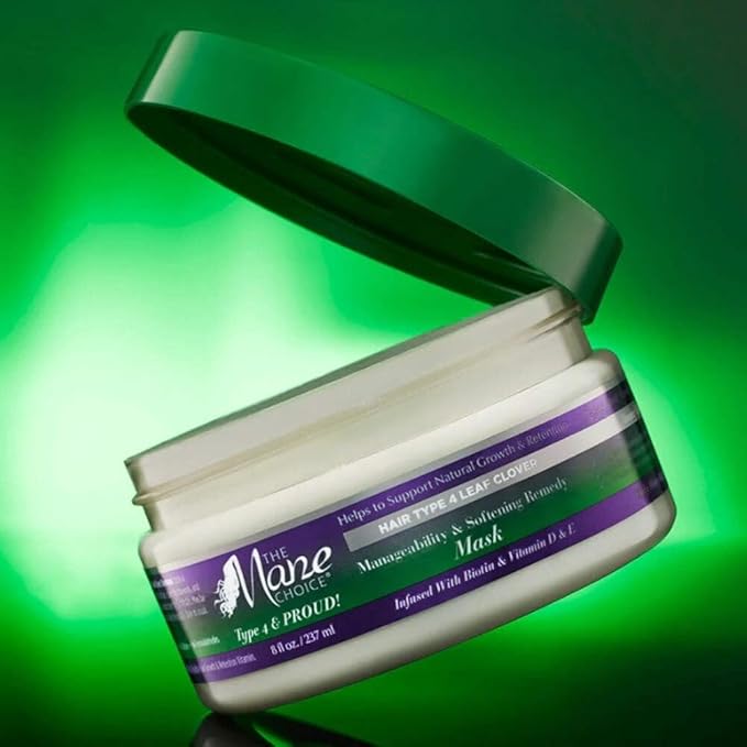 The Mane Choice - Hair Type 4 Leaf Clover: Manageability & Softening Remedy Mask,8 Fl Oz (Pack of 1)