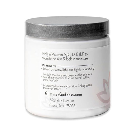 GLIMMER GODDESS Organic Body Butter - 8oz (Christmas Cookie)