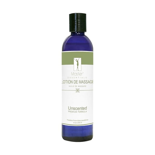 Master Massage Organic Massage Lotion (Pack of 2) - 8 fl oz, Skin-Nourishing Formula for Relaxation, Ideal for Massage Therapy and Home Use