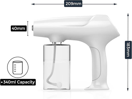 Barber Nano Spray,Cordless Portable Water Sprayer, USB-C Rechargeable for Barber, Salon, Home