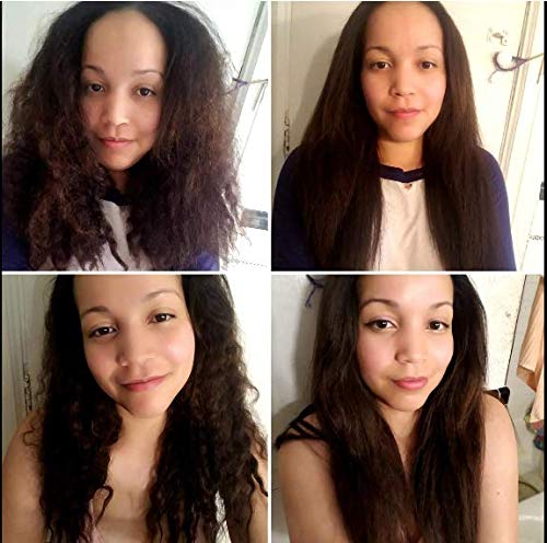 GOLD LABEL Brazilian Keratin Blowout Hair Treatment Super Enhanced Winning Formula All Hair Types & Colors Incl Blondes, Bleached, Coarse, Curly, Black African, Dominican Brazilian (4oz Kit)