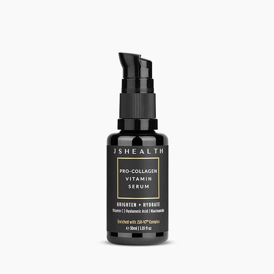 JSHealth Vitamin C Serum for Face - Brightening Hyaluronic Acid Serum - Anti Aging Vitamin C Face Serum - Hydrating Facial Serum with Niacinamide