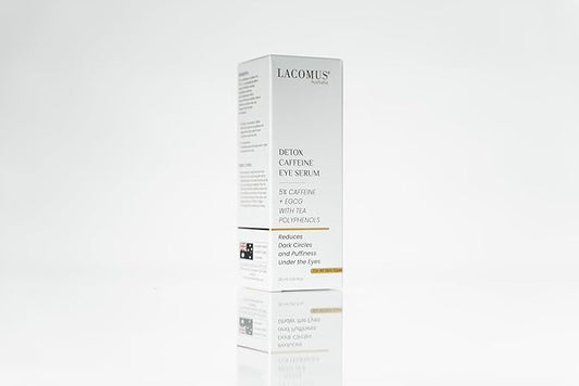 Advance Caffeine 5% + EGCG Serum - Powerful Eye Contour Serum to Reduce Puffiness, Dark Circles - Hydrating and Smoothing Formula - LACOMUS Australia