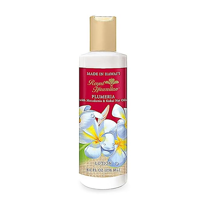 Royal Hawaiian Body Lotion 4 Bottles 8 fl. oz. each Plumeria