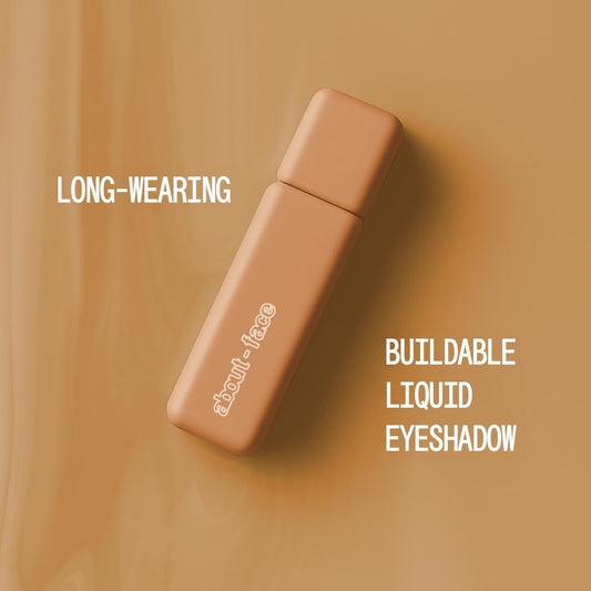 aboutface Matte Fluid Eye Paint Light Transcending – High-Pigment Liquid Eyeshadow, Long-Lasting, No-Budge Matte Finish, Vegan & Cruelty-Free (Creamsicle Orange)