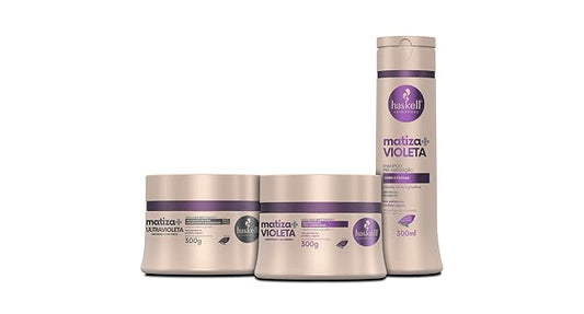 Haskell - Linha Extend Color Roxo - Mascara Matizadora Roxo 90 Gr - (Extend Color Purple Collection - Purple Tinting Mask Net 3.17 Oz)