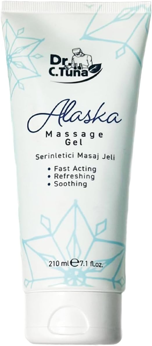 FARMASi DR C. Tuna Alaska Cooling Massage Gel – Refreshing Cooling Gel with Menthol & Eucalyptus for Instant Muscle Relief – 210 ml / 7.1 fl oz