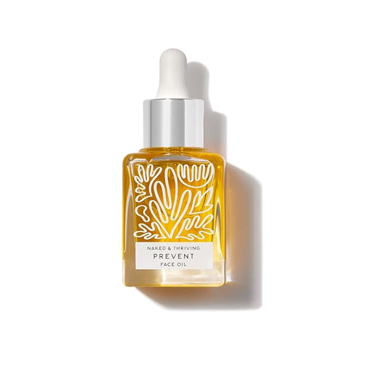 Naked & Thriving Prevent Anti-Aging Facial Oil - Vegan, Naturally-Derived Skin Care & Face Oil (1.18 oz/35 mL)