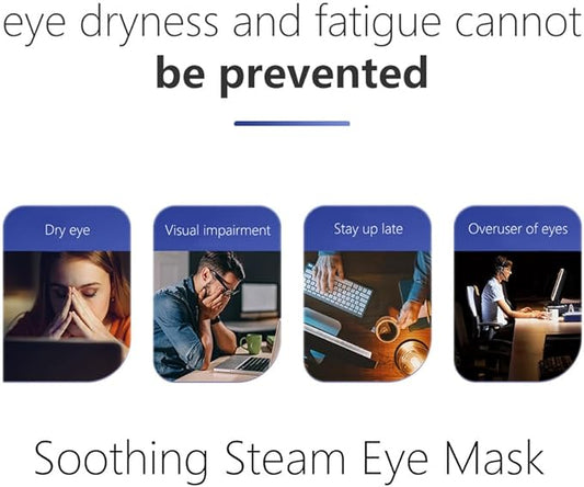 Steam Eye Mask, 10/20 / 30 Packs Self-Heating Eye Mask, Eye SPA Mask, Relieve Eye Strain Fatique, Dark Circles, Puffiness, Soothing Moist Heat Eye Masks, Festivals Travel & Relaxation Gifts (20)