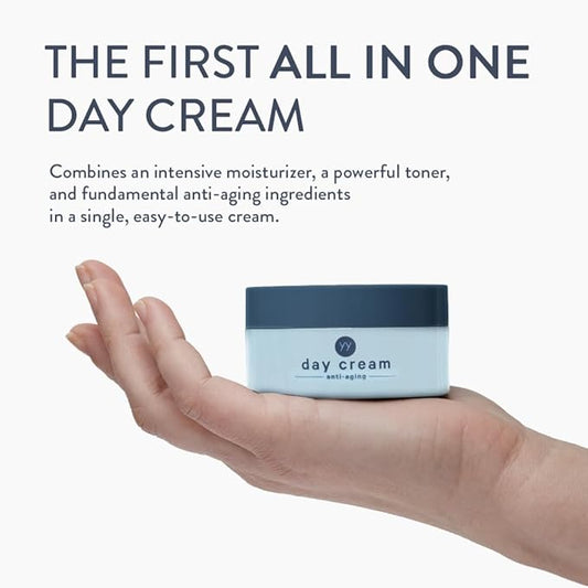 All-in-one | Combines a moisturizer, Toner, and Anti-Aging | Made in The U.S.A. (1 Pack, Day Cream)