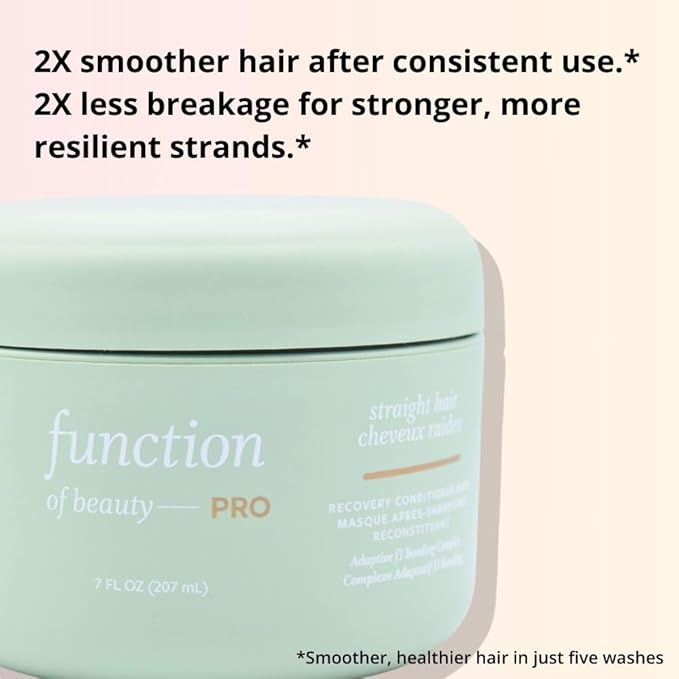Function of Beauty PRO Custom Recovery Conditioner Mask for Straight, Damaged Hair