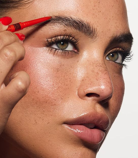 MAKE Beauty Nano Brow, Micro Eyebrow Pencil. Long-Lasting Smudgeproof Eye Brow Makeup for Hairlike Lines. Precision Liner for Natural-Looking Eyebrows - Shade, Warm Brown