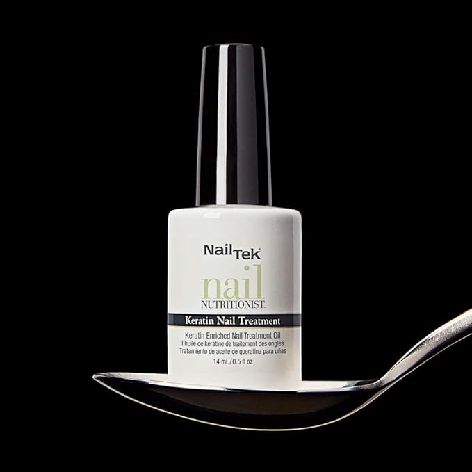 Nail Tek Nail Nutritionist, Keratin Enriched Nail Treatment Oil for Weak and Damaged Nails, 0.5 oz, 1-Pack