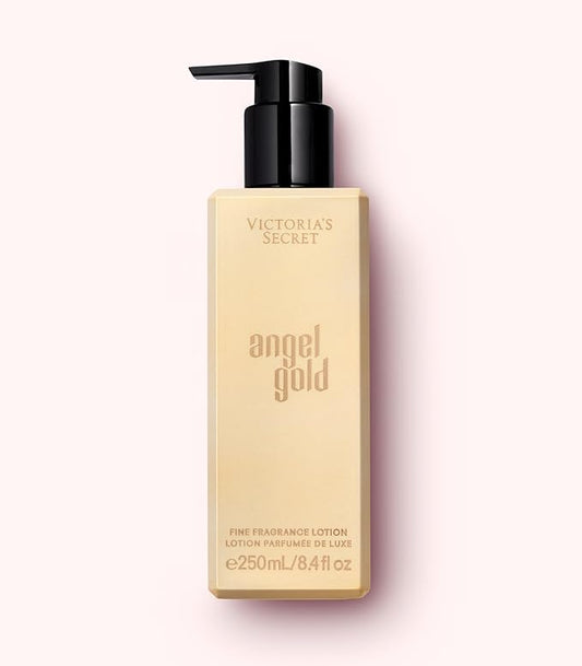 Victoria's Secret Angel Gold Fragrance Lotion, Notes of Sparkling Bergamot, Gardenia & Musk, (8.4 oz)