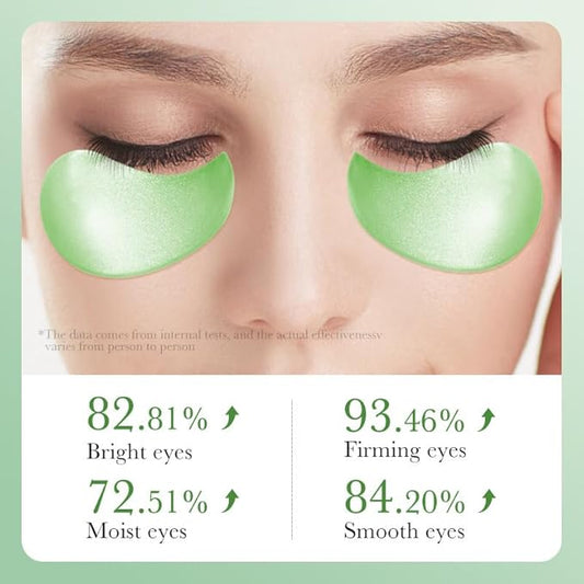 Aloe Vera Eye Masks, Under Eye Patches for Dark Circles and Puffiness 60PCS, Anti-Aging Eye Patch Treatment Masks, Hydrating Eye Mask Skincare, Eye Gel Pads for Eye