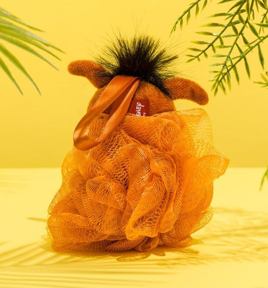 Mad Beauty Disney Lion King Simba Body Puff | Bath & Shower Accessory | Exfoliating Body Sponge | Gift for Kids, Adults, & Disney Fans