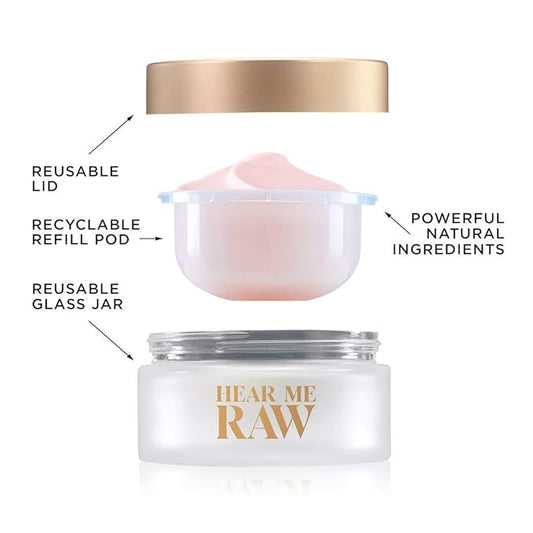 The Hydrator Nourishing Moisturizing Cream with Prickly Pear Day + Night + Overnight Mask, Refill Pod, 2.5 oz