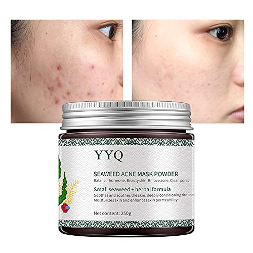 YYQ Seaweed Acne Mask Powder Natural Care Facial Treatments 250g