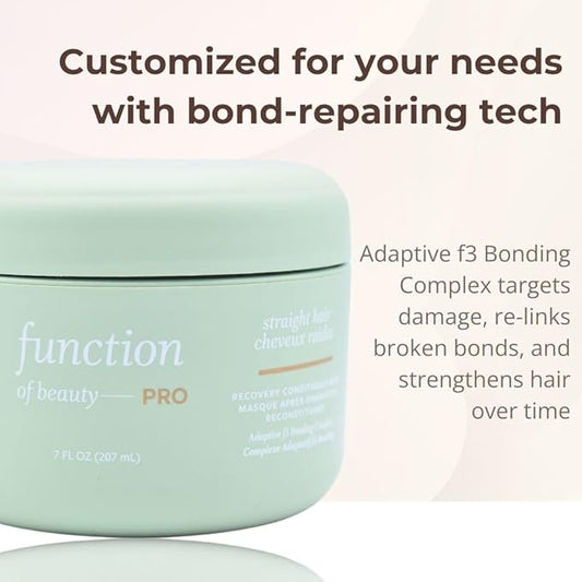 Function of Beauty PRO Custom Recovery Conditioner Mask for Straight, Damaged Hair