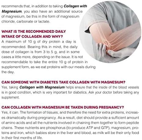 2 Pack - Ana Maria Lajusticia | Hydrolisate Collagen Powder with Magnesium and Vitamin C |for Healthy Skin, Nails, Hair and Ligaments | Natural Energy, Strawberry Flavour 350g