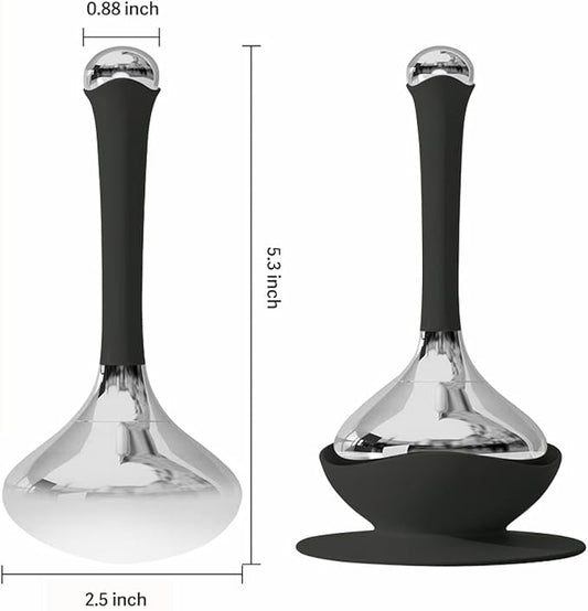 Ice Roller for Face and Eye Facial Massage Tool, Metal Cold Roller for Face Cryotherapy, Cryo Sticks for Puffiness and Pain Relief