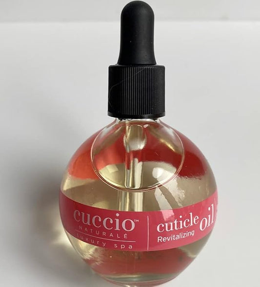 Cuccio Naturale Cuticle Oil - Vanilla & Berry Revitalizing Hydrator - Repair Skin & Nails - Paraben & Cruelty-Free - 2.5 Oz (Pack of 2)