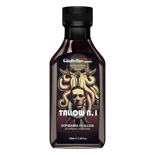 The Goodfellas' smile Alcohol-Free Soothing Aftershave Splash/Tonic, Made in Italy, 100 ml, 3.38 oz (Tallow n.1/Floral & Wood)