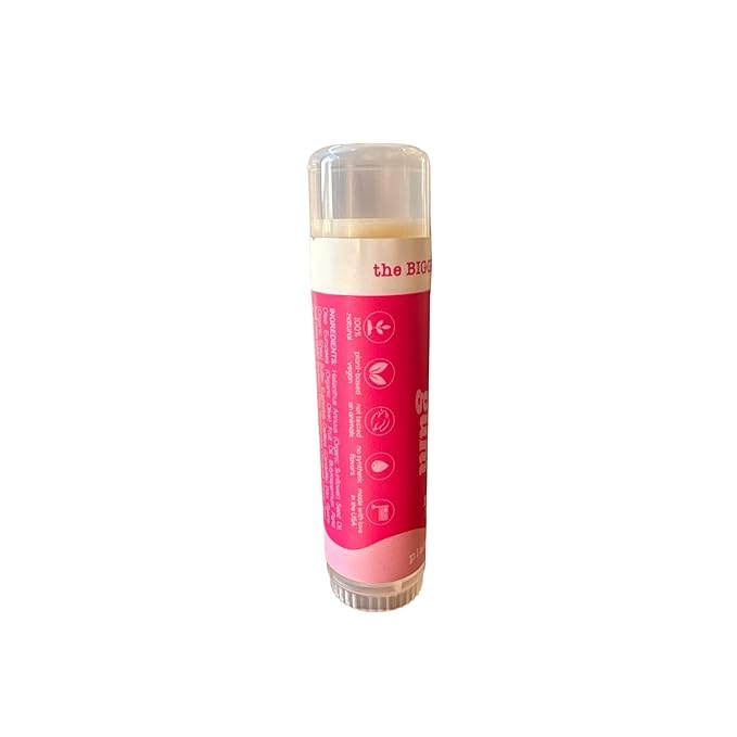 Crazy Rumors Biggie Bubble Gum Flavored All Natural, Plant Based Lip Balm to Moisturize and Nourish your Lips - Bubble Gum Tube 0.6 oz (4x Larger than standard 0.15 oz lip balm)