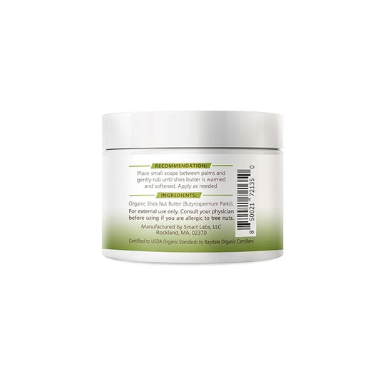 Shea Butter - USDA Certified Organic, Unrefined (Virgin) Non-GMO: 4oz