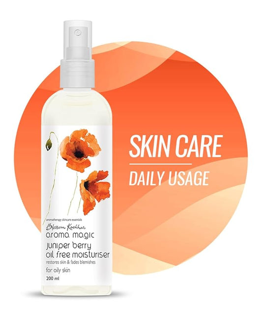 Juniper Berry Oil Free Moisturizer With SPF 15 | Repairs Acne & Restores Radiance | Non Greasy & Lightweight Gel For Oily Skin | 6.76 Fl Oz/200ml
