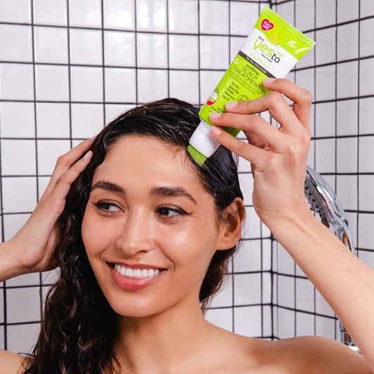 Yes To Tea Tree Scalp Treatment, Soothing Formula To Remove Build Up, Leaving Scalp Cleansed & Calm, With Tea Tree, Witch Hazel, Apple Cider Vinegar & Sage Oil, Natural, Vegan & Cruelty Free, 3 Fl Oz
