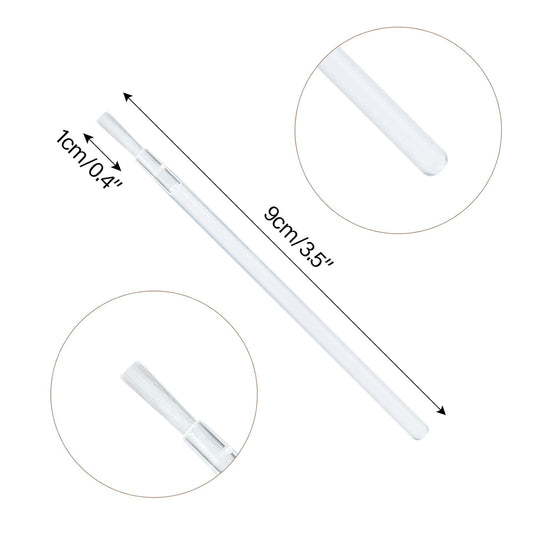 G2PLUS Lip Brushes, 50Pcs Disposable Lip Gloss Wands, Portable and No-Clean Lipstick Applicator, Nail Polish Brushes Makeup Tool for PYO Cookie Paint, Painting, Detail Brush