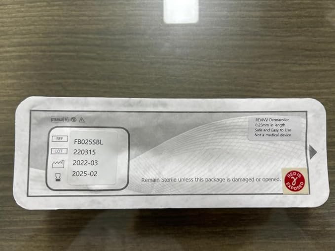 REVIVV® Roller for Hair Rejuvenation – 0.25mm Roller for Scalp, Hair, Beard, Skin – 45 Day Supply