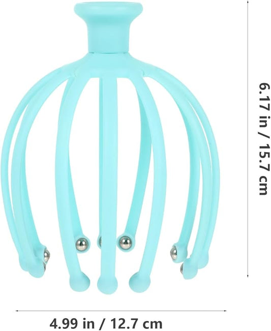 Head Massager Scalp Massaging Tool Relaxation Tool Octopus Scalp Massager Drivers Headache Relief Head Gua Sha Massager The Driver Tools Multifunction Massager