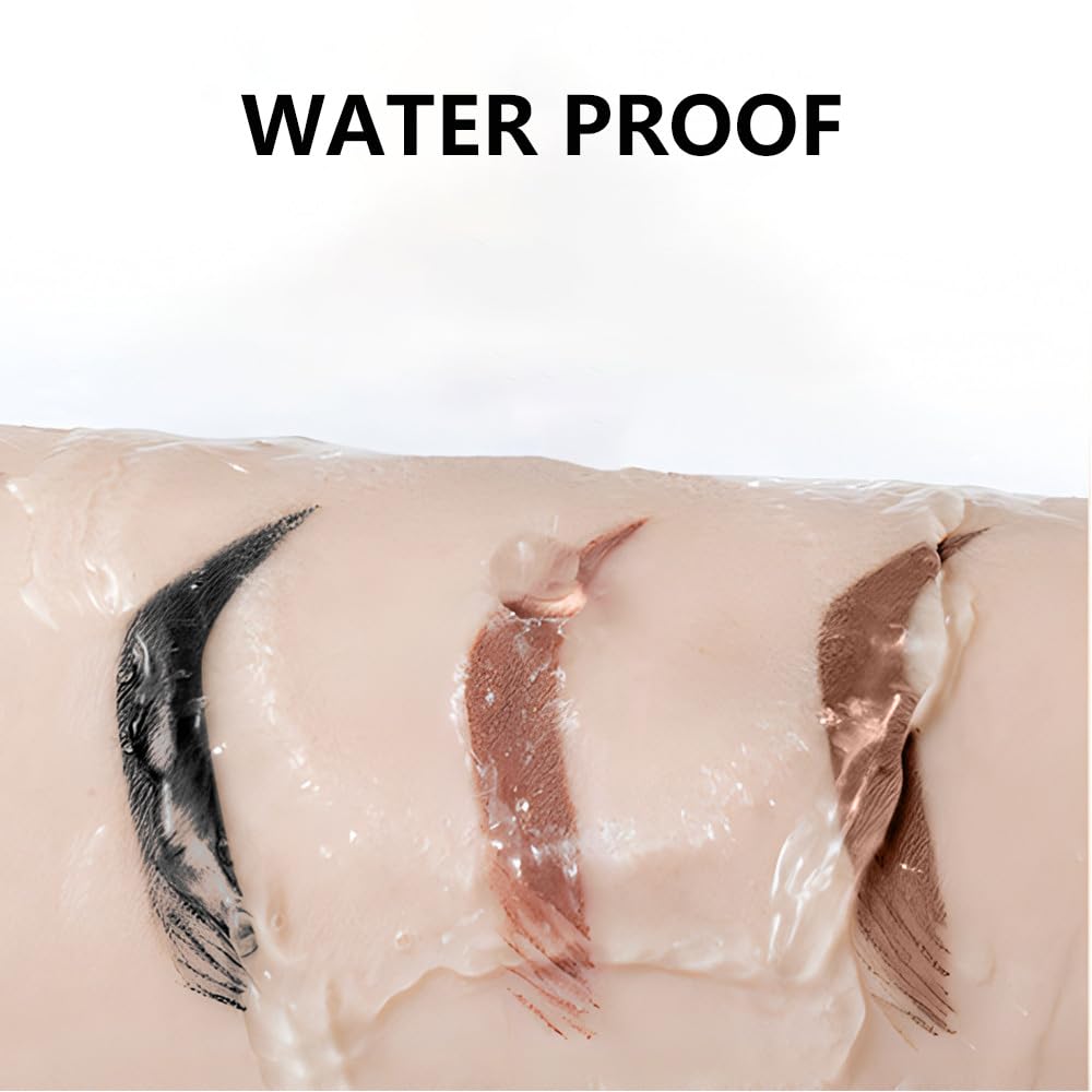 Brow Kit, Eyebrow Pomade,Eye Brow Contour Palette with Double-ended Eyebrow Brush, Full Defined Natural Brows, Long-Lasting Waterproof,04